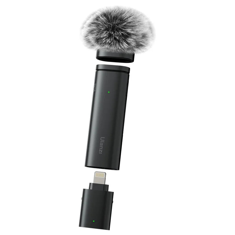 Ulanzi VM-10 Wireless Lavalier Microphone Portable Audio Video Recording Mini Mic For iPhone Android Live Broadcast Gaming